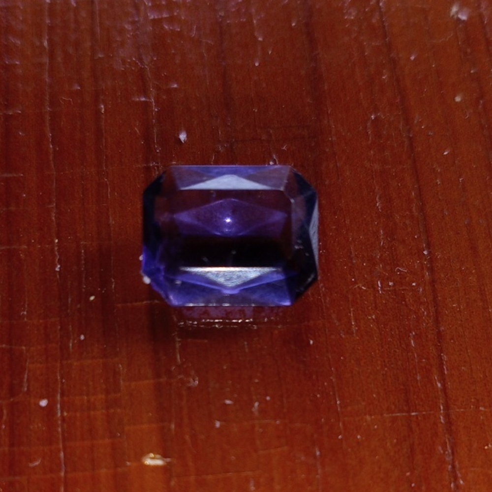 Faceted Purple Gemstone Amethyst.